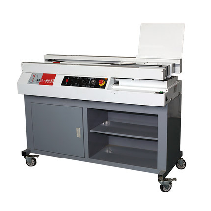 道顿dc-8655r无线全自动柜式胶装机a3幅面书籍论文热熔胶粒装订机