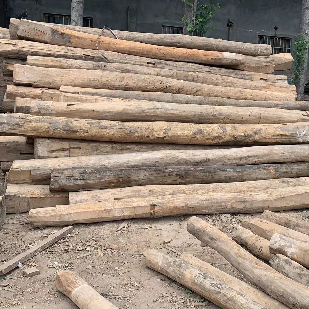 产地货源供应木板材 实木房梁榆木大梁老榆木板材装修板定制加工