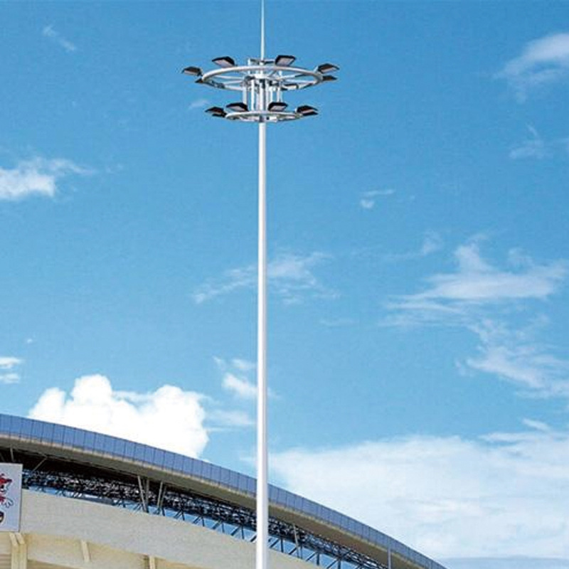 户外升降式led高杆灯 15米25米集成足球场操场机场高杆灯源头厂家
