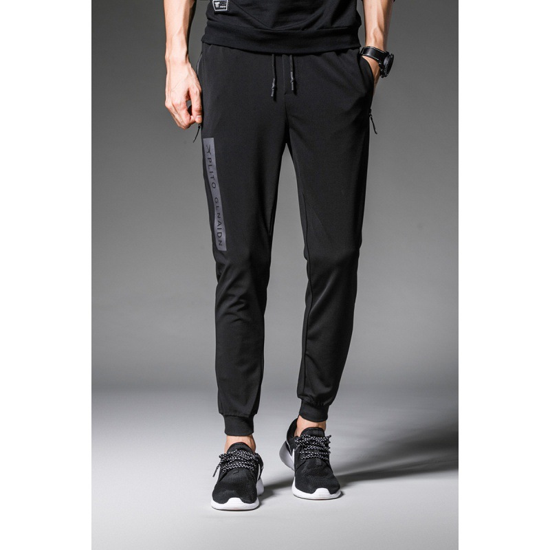 裤子男士韩版潮流秋冬百搭运动男生加绒宽松潮牌秋季工装休闲长裤