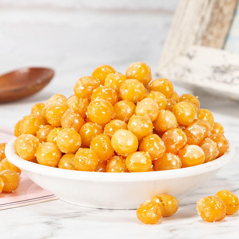 黄金豆香酥油炸豌豆五斤装1斤装ktv餐饮休闲小食品厂家一件批发