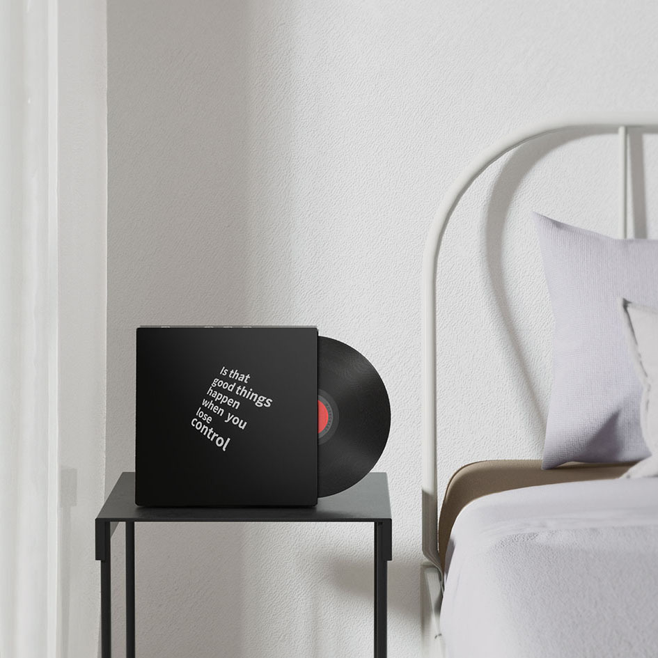 morrorart m2复古歌词字幕蓝牙音箱"黑胶唱片"设计音响