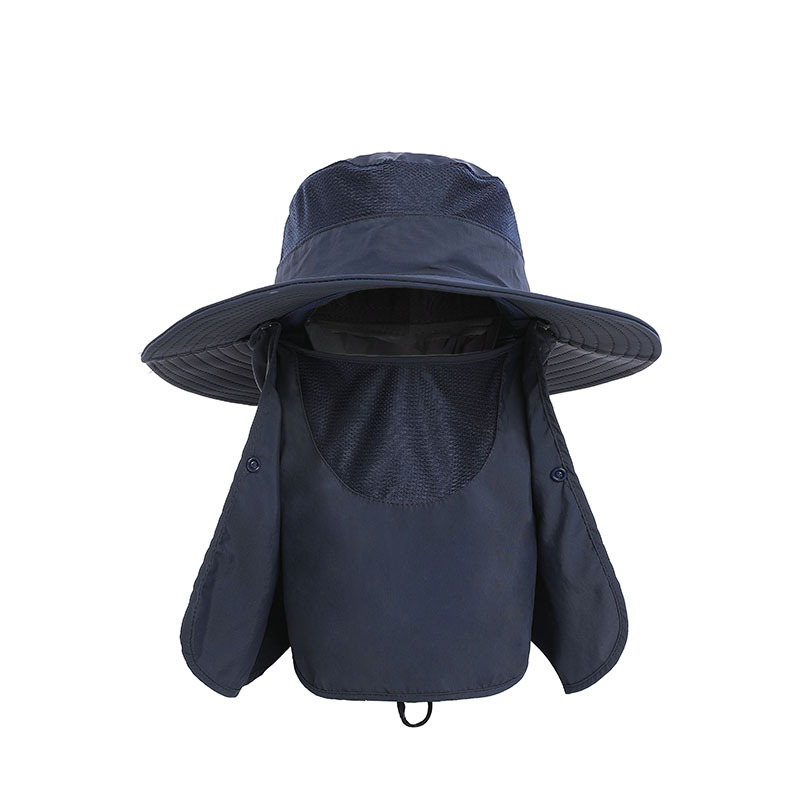 Fisherman Hat Men's Sun Hat Summer Outdoor Quick-Drying Sun Hat Fishing Hat Breathable Sun Hat Female Face Cover Hat