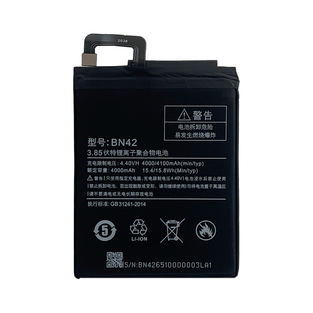 适用miui小米红米4高配版手机电池标配bn42大容量内置电池