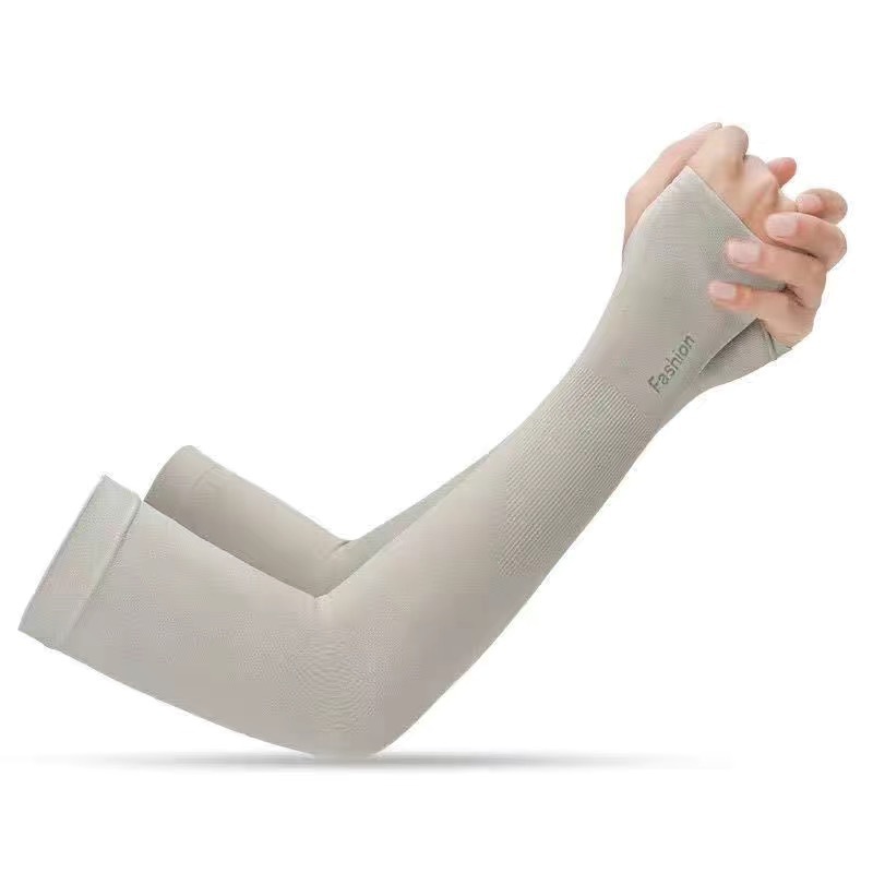 Summer Ice Sleeve Sun Protection Oversleeve Men and Women Ice Silk Uv Protection Outdoor Gloves Oversleeves Cycling Arm Guard Wholesale