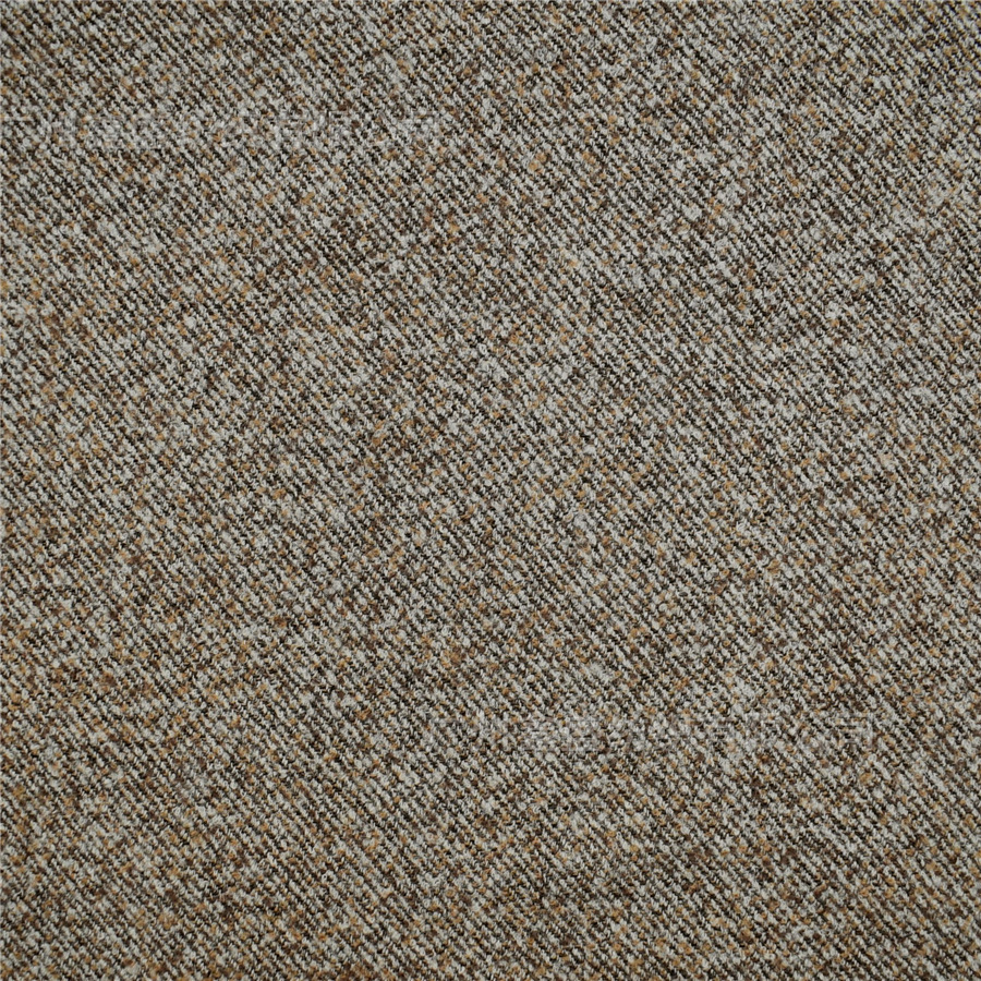 秋冬季全羊毛圈圈纱混色斜纹编织呢精纺布料时装毛呢面料w90419