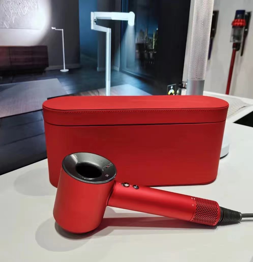 适用于新款戴森dyson吹风机hd08新年红礼盒装礼品负离子吹风机