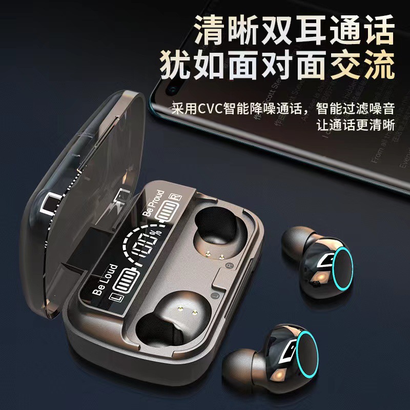 Popular M30 Wireless Bluetooth Headset Sports in-Ear TWS Low Latency 5.2 Noise Reduction Gaming Headset M10
