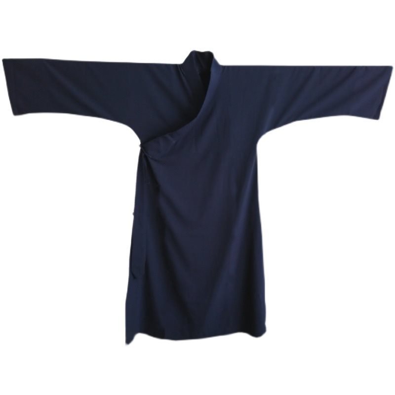 道家道服长袍套装法衣道士用品衣服道袍斜襟三清领长褂太极练功服