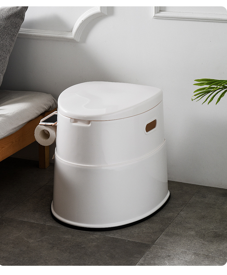 老年人可折叠移动马桶孕妇坐便器家用便盆老人室内便携式起夜尿桶