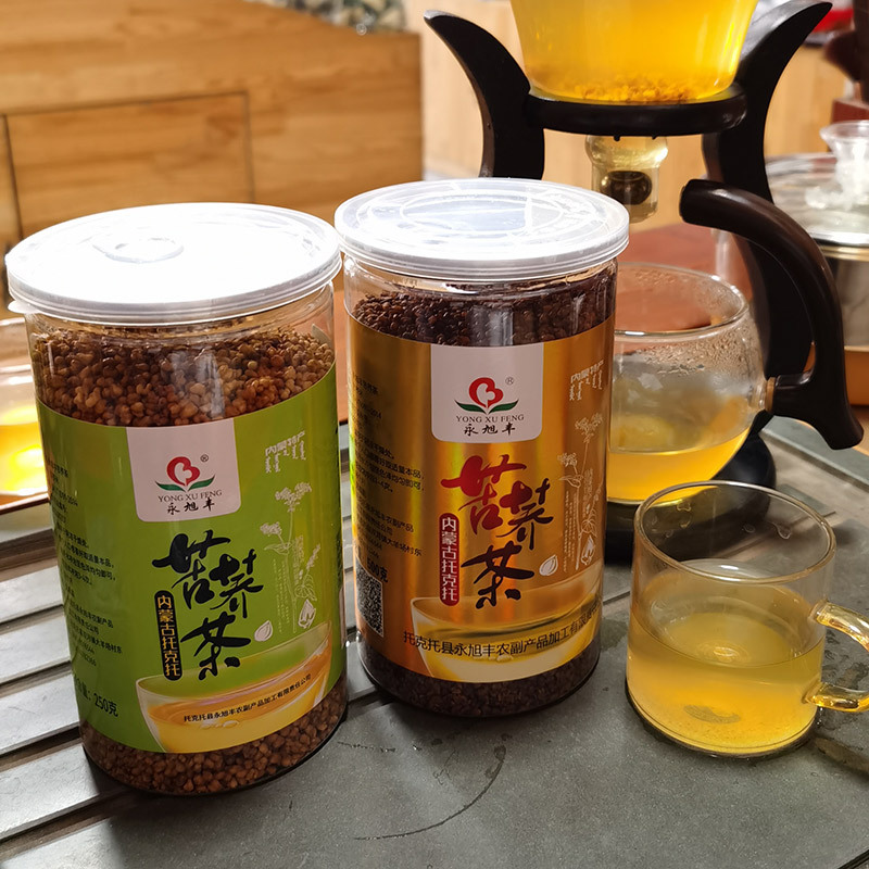内蒙古特产托克托县永旭丰500g黄黑苦荞茶代用茶草原特产-阿里巴巴