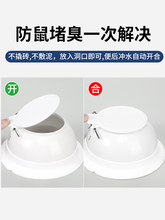 卫生间蹲便器防臭堵臭器堵厕所洞反味神器大便器堵孔塞除臭便池新