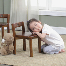 儿童椅实木学生靠背椅家用小椅子凳子宝宝吃饭餐椅防滑矮凳小板凳