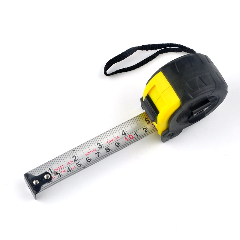 Spot Goods 5 M 7.5 M 8 M British Steel Tap High Precision Measuring Tool Wear-Resistant Ruler with Leather Case Measuring Tape