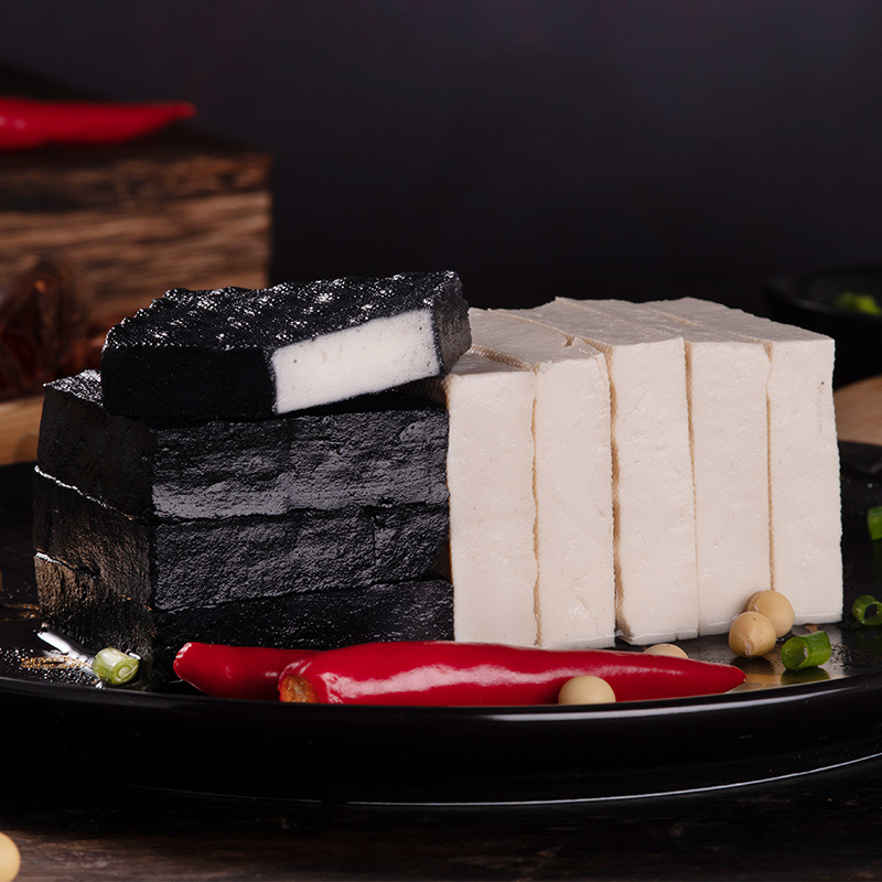 长沙臭豆腐生胚商用半成品湖南特产灌汤汁油炸臭干子地摊开店专用