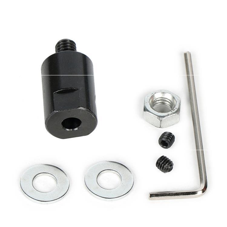 微型电机轴连接套转接杆高速钢内孔锥度钻夹头连接杆马达轴手电钻