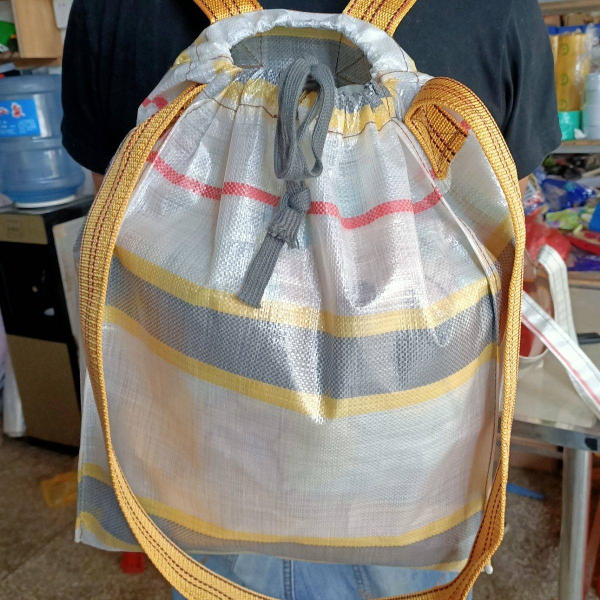 摘果布袋农用背包单肩双肩两用背玉米背花生豆子背农作物采果摘菜