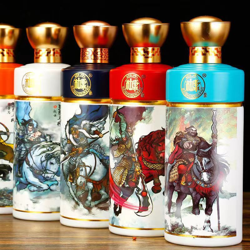 【爆款】白水杜康五虎上将52度浓香型白酒礼盒装整箱批发代发