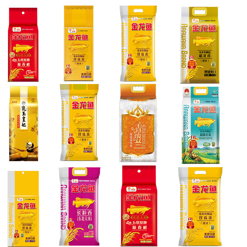 金龙鱼大米金龙鱼珍珠米五常基地原香稻稻花香2号珍珠米袋装 批发