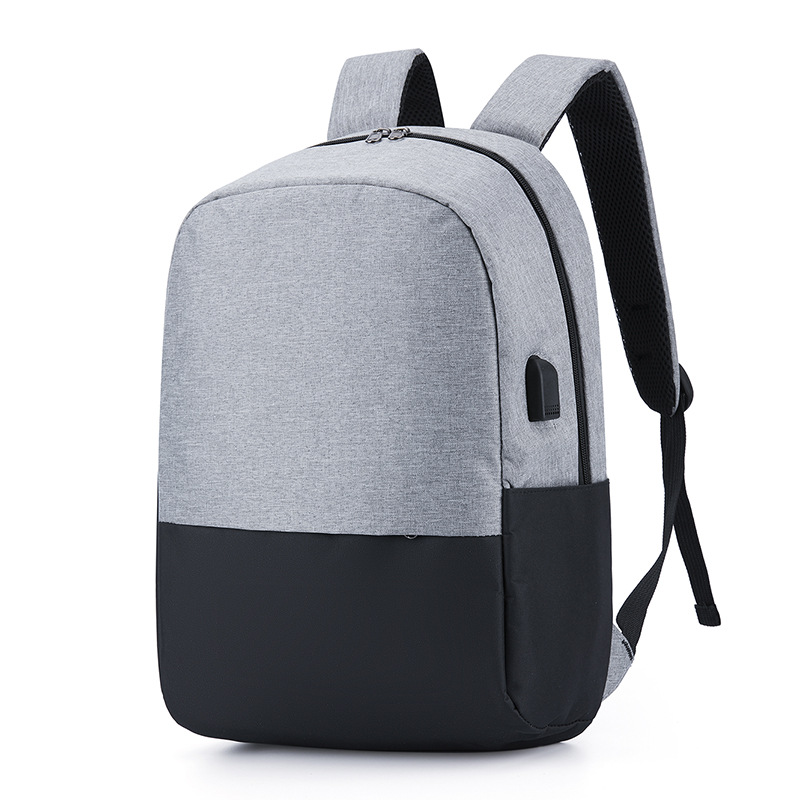Business Usb Computer Backpack 2023 Simple Leisure Commute Backpack Factory Wholesale Printable Logo Backpack