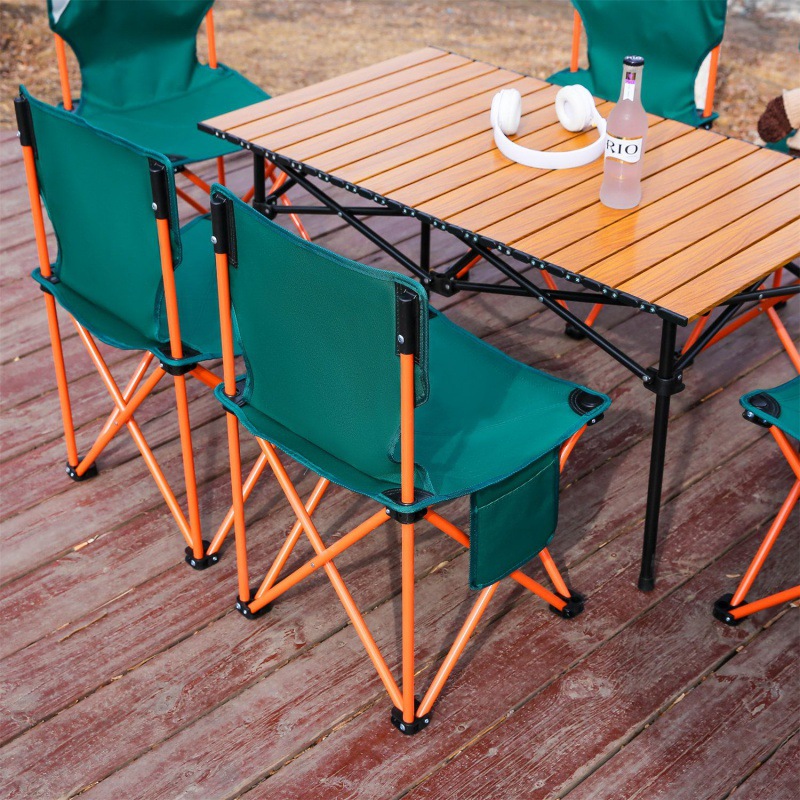 地摊桌折叠桌折叠椅桌椅套装便捷野餐桌桌子露营家用折叠桌凳子