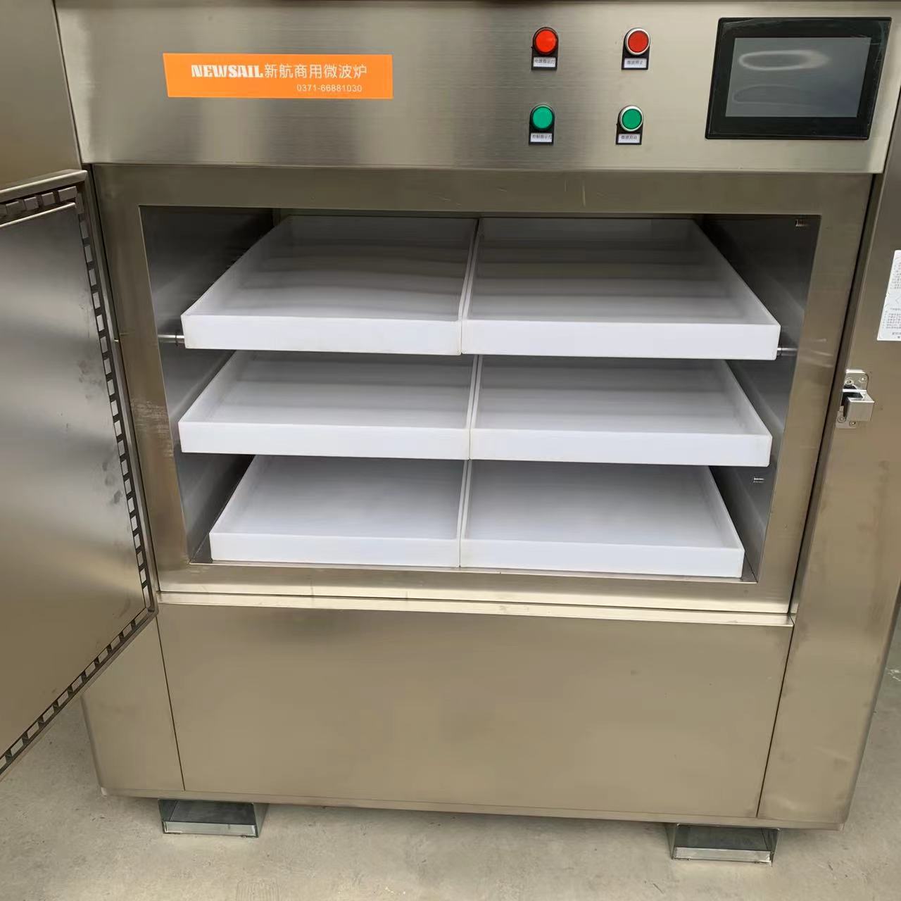 新品 大型商用微波炉24份盒饭加热8kw学校餐厅用时7分钟均匀加热