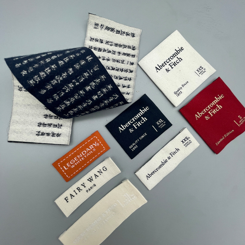 4万个织唛领标主唛侧唛t恤织标印标丝网印标电脑布标织唛章 可按需