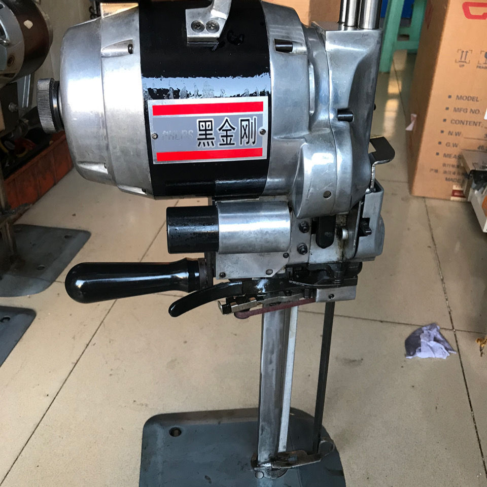 二 手 电剪裁剪机裁床电剪刀裁布自动磨刀黑金刚大功率电动裁布机