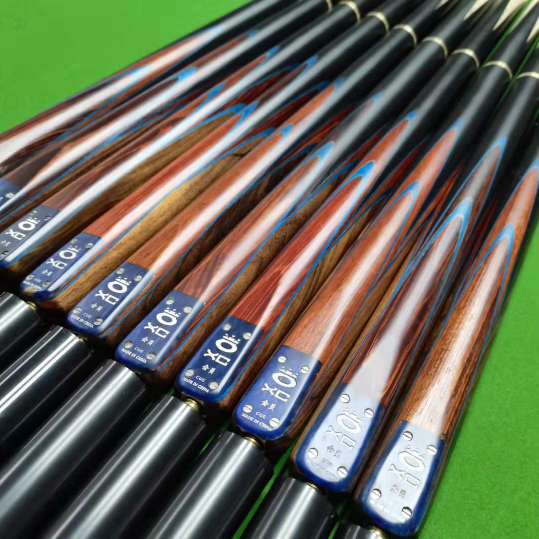 奥秘会员台球杆英式斯诺克小头杆10mm四分之三球杆中式黑八桌球杆