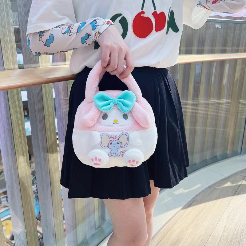 Eight-Inch Plush Toy Crane Machines Crane Machine Toy Bag Strawberry Bear Handbags Cinnamoroll Babycinnamoroll Doll Bag China Export Bag