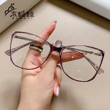 7852跨境款时尚靓丽弹弓防护眼镜 TR90金属插针电脑护目眼镜框