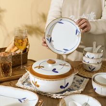 舍里日式陶瓷饭碗家用2024新款特别好看的米饭碗高颜值吃饭碗菜盘