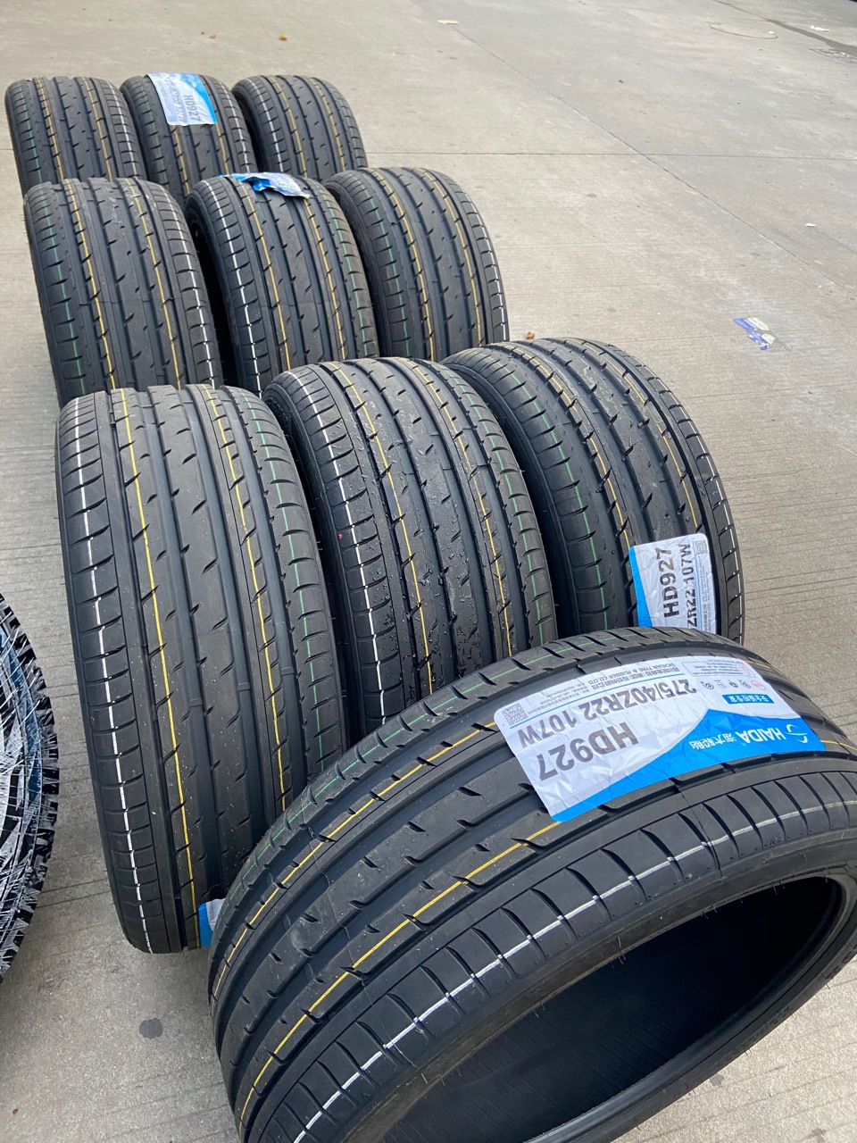 海大轮胎 275/40r22 107w hd927 适配路虎揽胜发现比亚迪唐奥迪q7