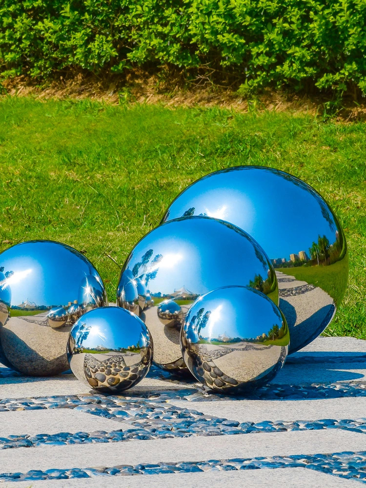 304不锈钢球空心球1mm加厚金属球家居摆件装饰镜面精品圆球大浮球