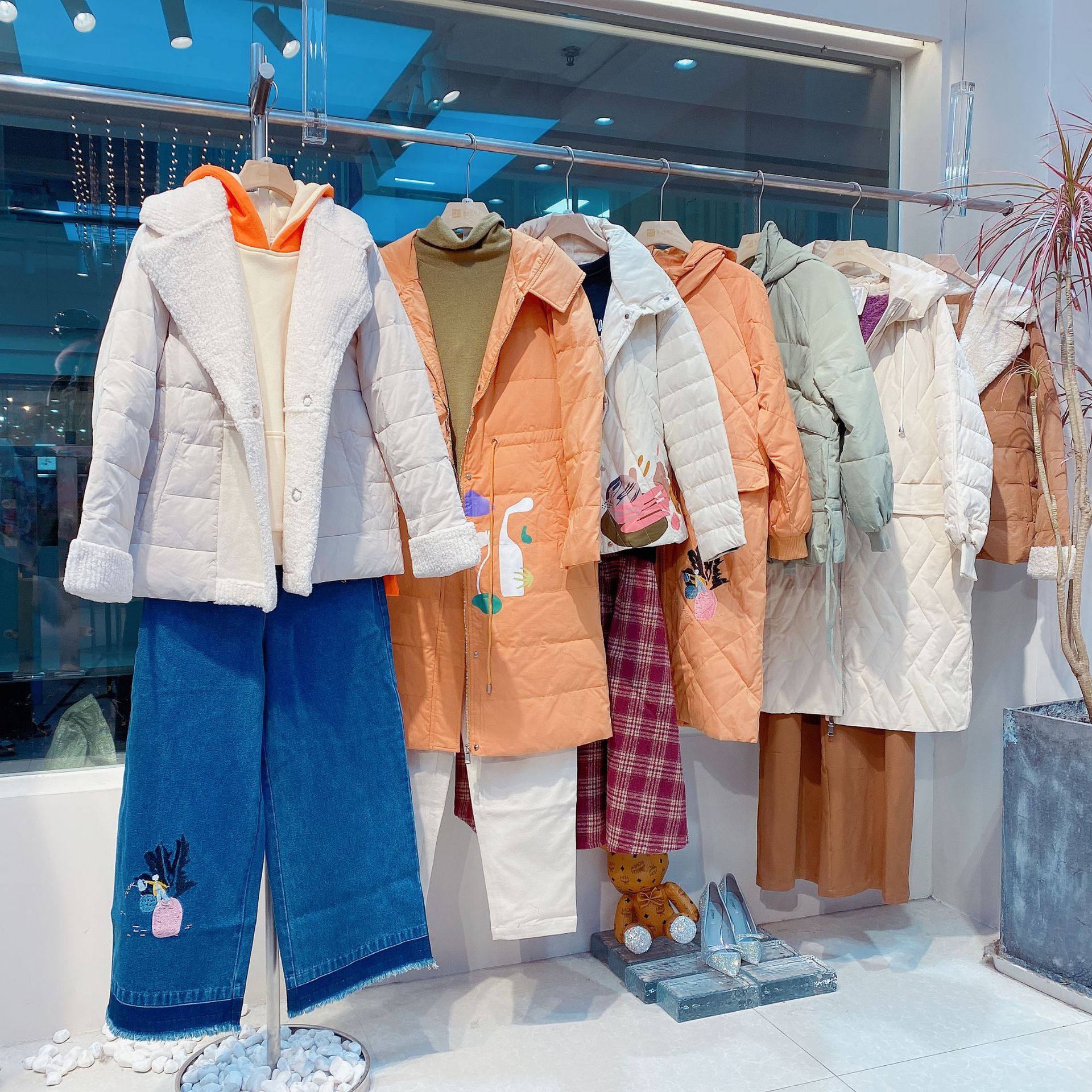 画梦羽2021冬装女品牌折扣女装尾货走份撤柜批发民族风棉麻风格