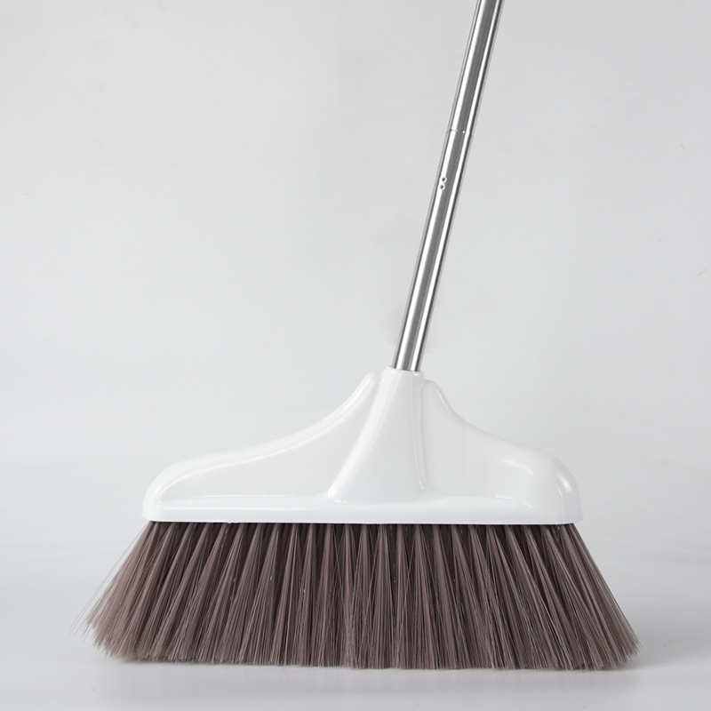 长柄43cm大号软毛扫把长刷毛塑料扫把家用扫帚量大颜色可定制