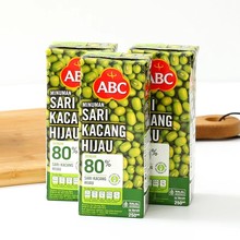 印尼进口ABC绿豆饮料绿豆汤糖水谷物解腻夏日解暑清凉冰饮品250ml