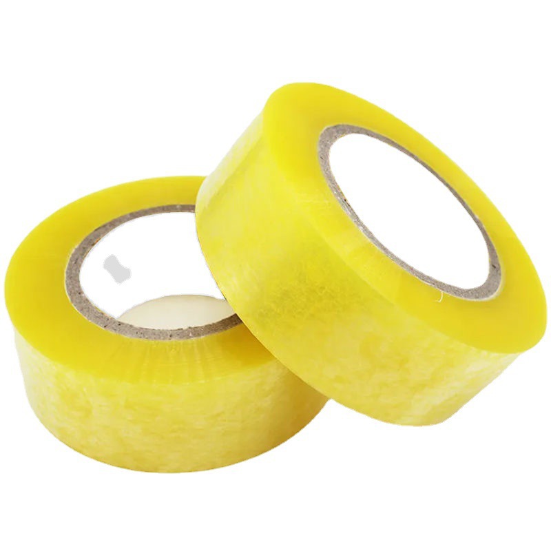 Sealing Tape Whole Box Wholesale 5.5cm Wide Thickness 1.3cm Large Amount of Wide Tape Transparent Yellow Tape Express Packaging Glue