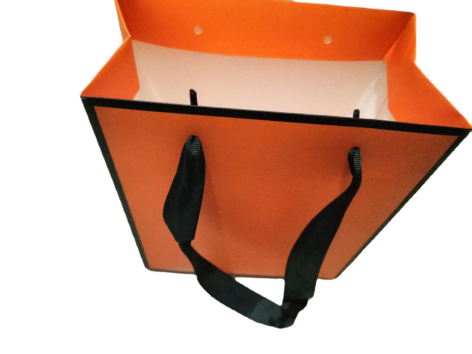 现货爱马仕橙色纸袋服装袋香水袋饰品袋内衣袋内裤袋白卡袋加logo