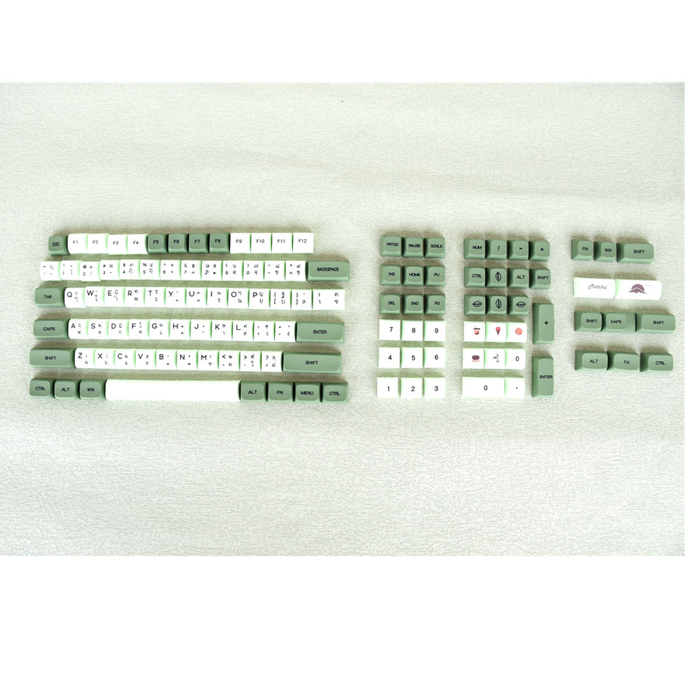 Fresh Series Matcha Matcha Japanese, English, Korean, Russian Xda Highly Mechanical Keyboard Diy Key Cap