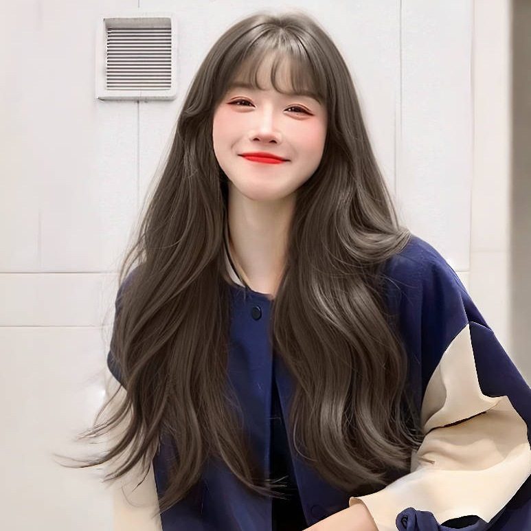 伯乐假发女冷棕色长卷发大波浪新款自然逼真慵懒时尚整顶假发套