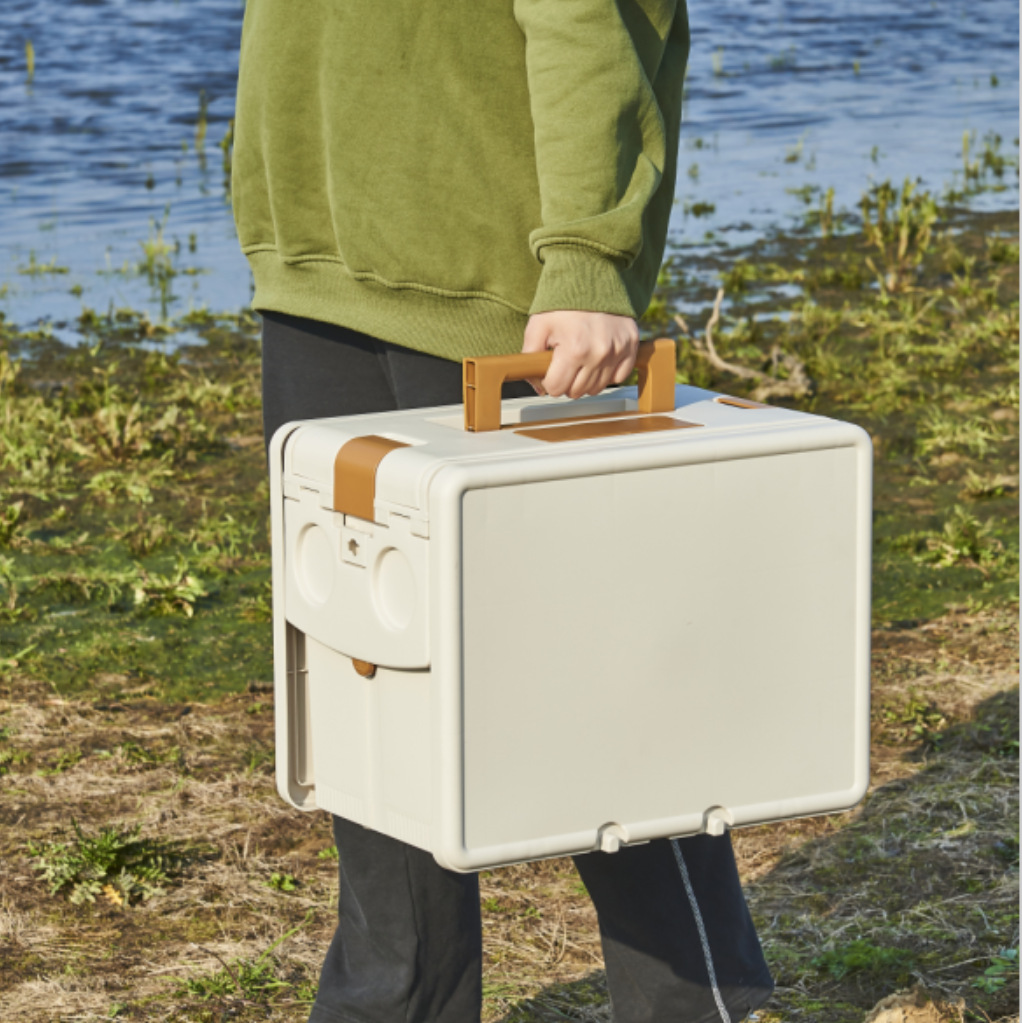 多功能户外露营桌板折叠保温箱冷藏箱冰镇