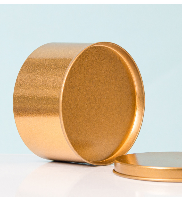 创意马口铁盒子小号圆形喜糖盒饰品胸贴包装铁糖果盒子可加logo