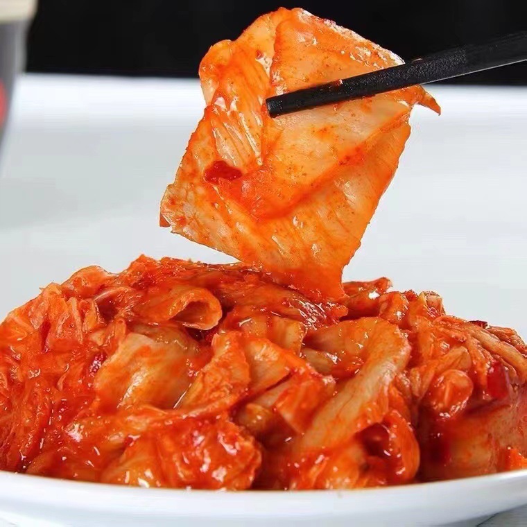 标准的生产许可证编号sc11621018101617阿妈妮『韩式辣白菜』下饭神菜