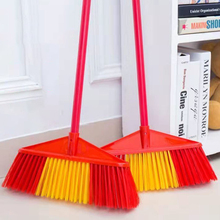 扫把簸箕五排硬毛塑料扫把家用环卫扫帚扫地苕帚扫把单个