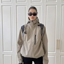 2023新款美式冲锋衣外套女潮牌户外防水登山服夹克休闲外套女上衣