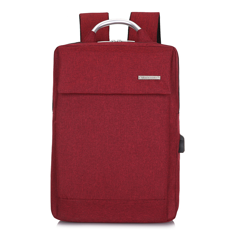 Men's Bag Wholesale Men's and Women's Business Backpack New Simple Casual Computer Backpack USB Charging Backpack