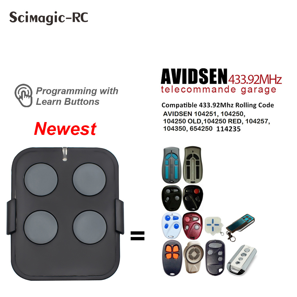 Avidsen 114253 用于 Avidsen 电机驱动器、自动门的遥控器