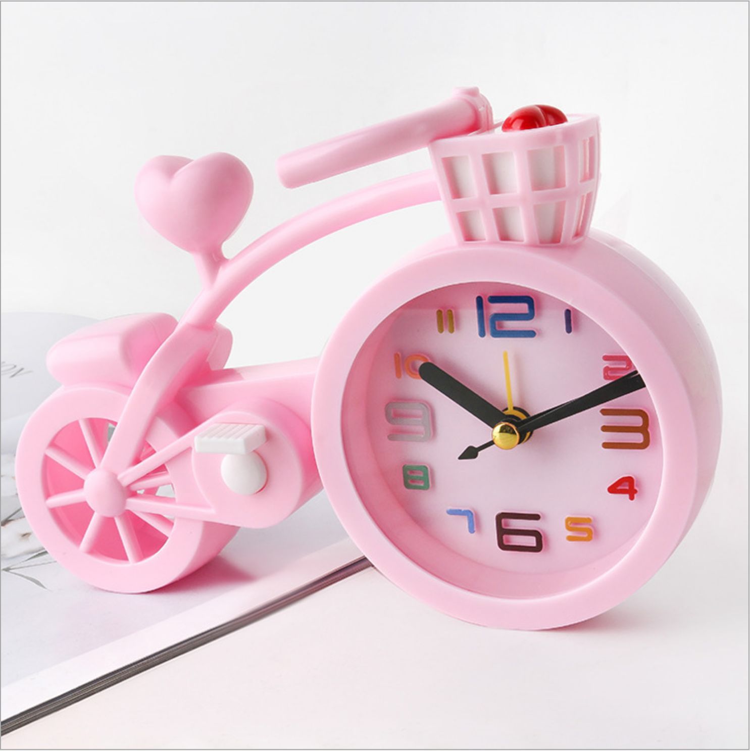 Factory Wholesale Alarm Clock Creative Retro Alarm Clock Student Gift Alarm Clock Motorcycle Model Alarm Clock