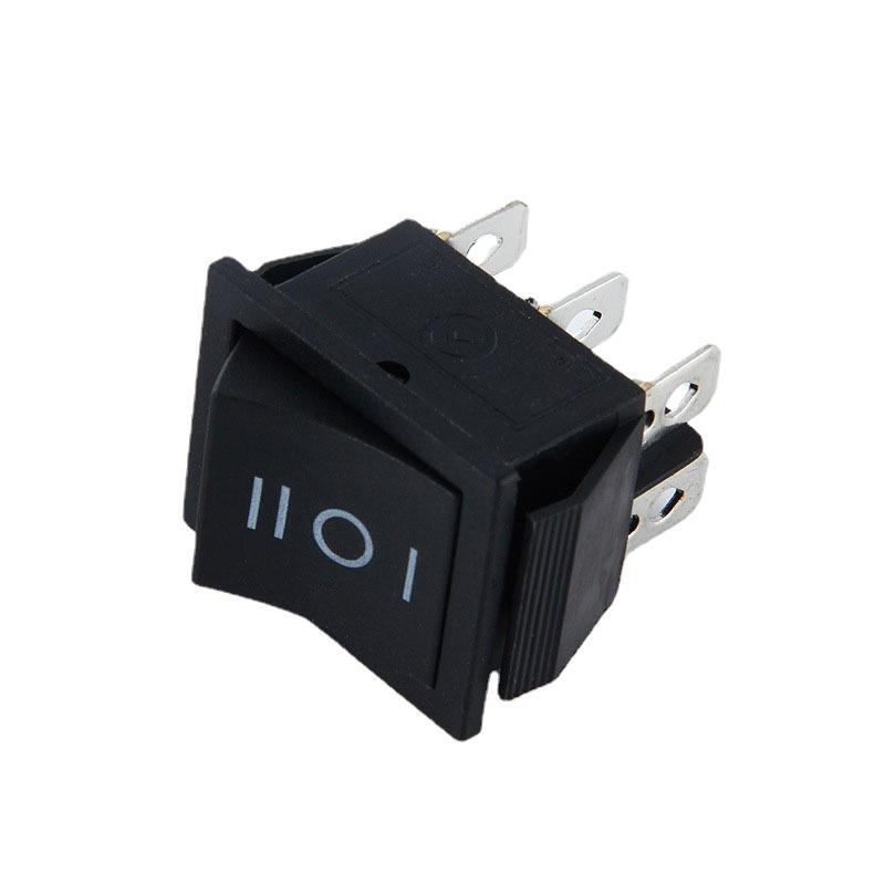 正反转开关 kcd4-203 电机正反控制器 船型开关 三档6脚